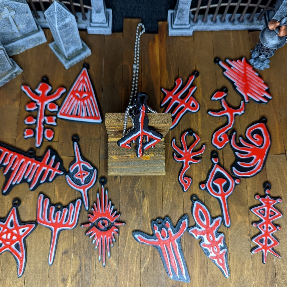 Bloodborne Modular Rune Necklace - Picture 2 of 7